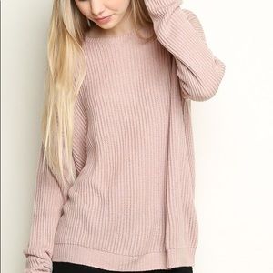 Brandy Melville Light Pink Ollie Sweater